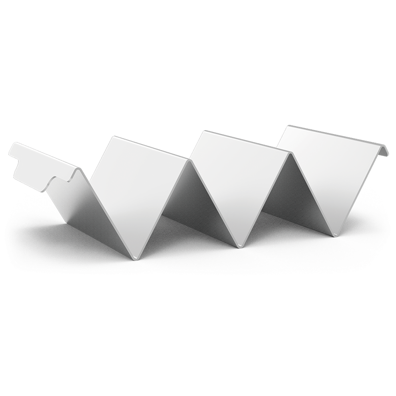 Soporte inoxidable para 3 tacos / burritos / perritos calientes