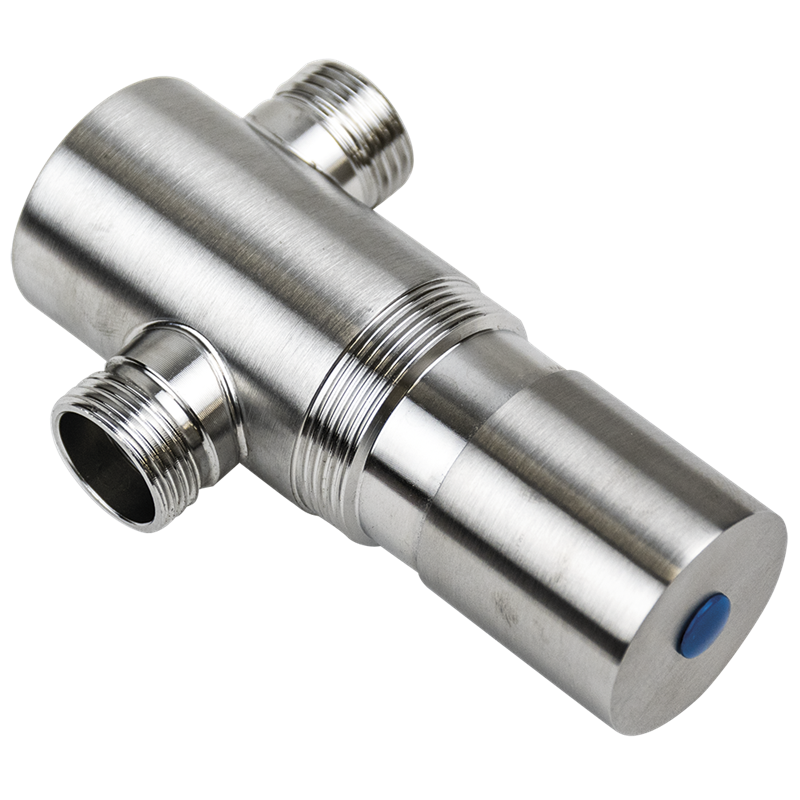 Pulsador inoxidable no temporizado M-M de 1/2"