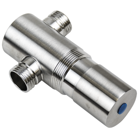 Pulsador inoxidable no temporizado M-M de 1/2"