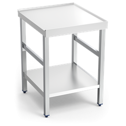 Mesa de salida para lavavajillas c/entrepaño 610x700x865 mm.