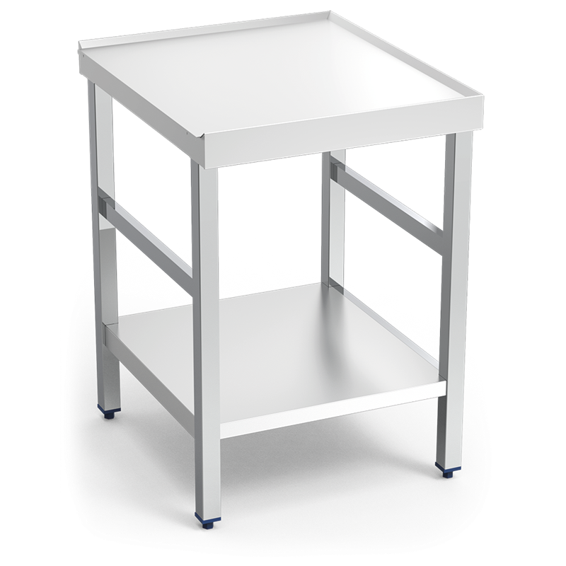 Mesa de salida para lavavajillas c/entrepaño 610x700x865 mm.