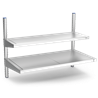 Estantería inox mural Imagine 2 niveles 764x655x860 mm.
