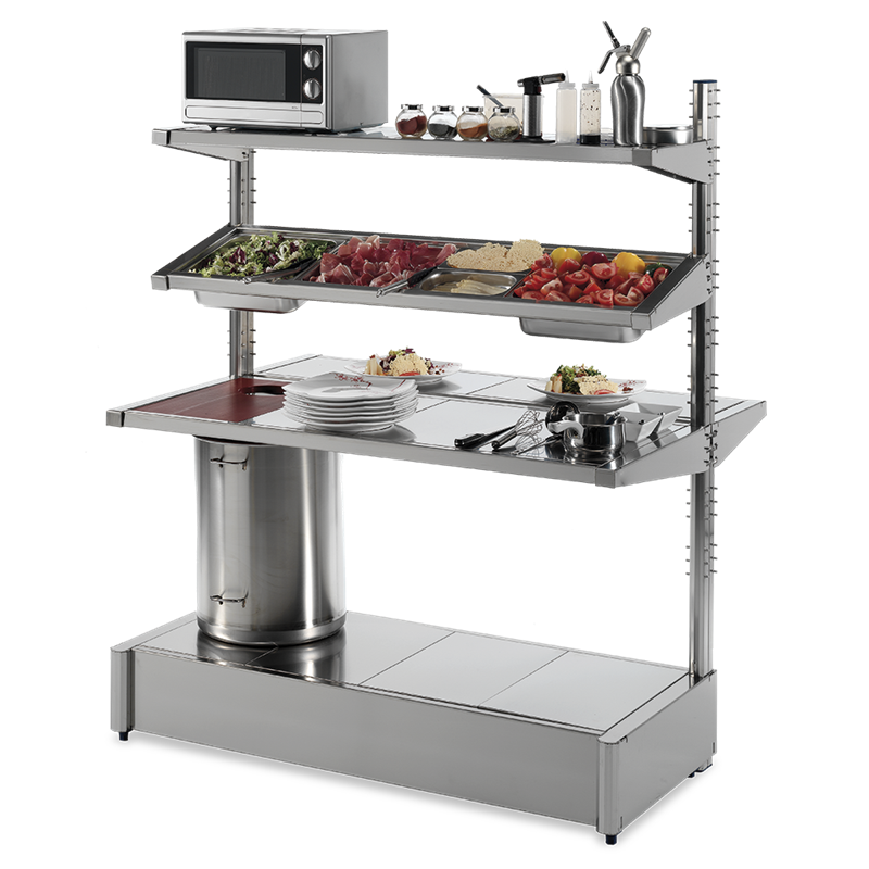 Mesa central de emplatado imagine 764x1050x1700 mm.