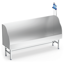 Fregadero para lavado de bicicletas XL 2120x560x1620 mm.