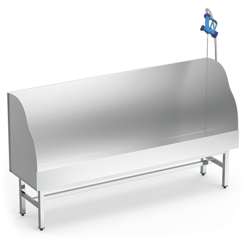 Fregadero para lavado de bicicletas XL 2120x560x1620 mm.