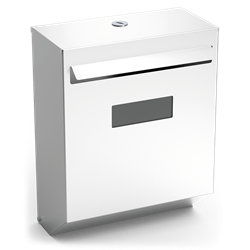 Buzón en acero inoxidable