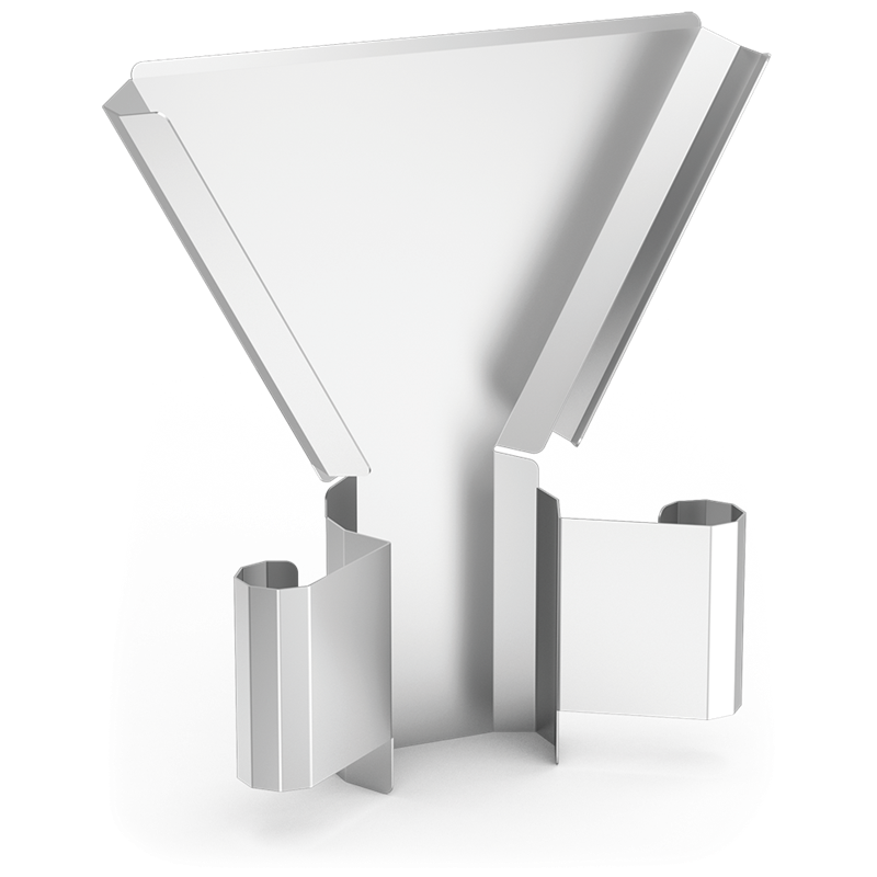 Pala inoxidable para patatas fritas con dos asas