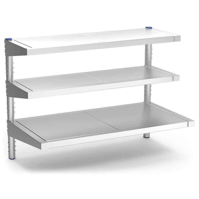 Estantería inox mural Imagine 3 nivel 1174x450x860 mm