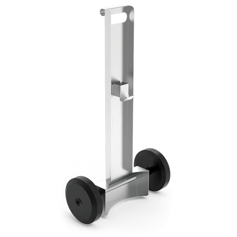 Carro para transporte de barriles de cerveza en acero inoxidable