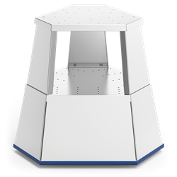 Taburete rodante profesional en acero inoxidable