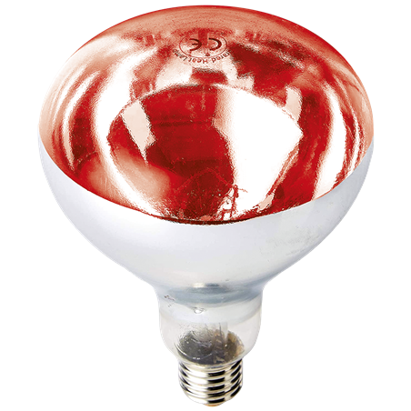 Bombilla calentadora inastillable de luz roja ES-250W para lámpara 476090