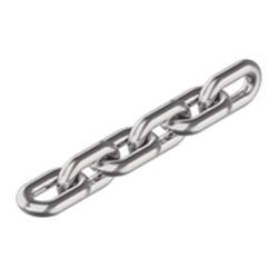 Cadena eslabón largo según norma DIN 766 ø4 A4