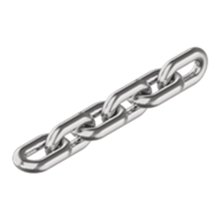 Cadena eslabón largo según norma DIN 766 ø4 A4