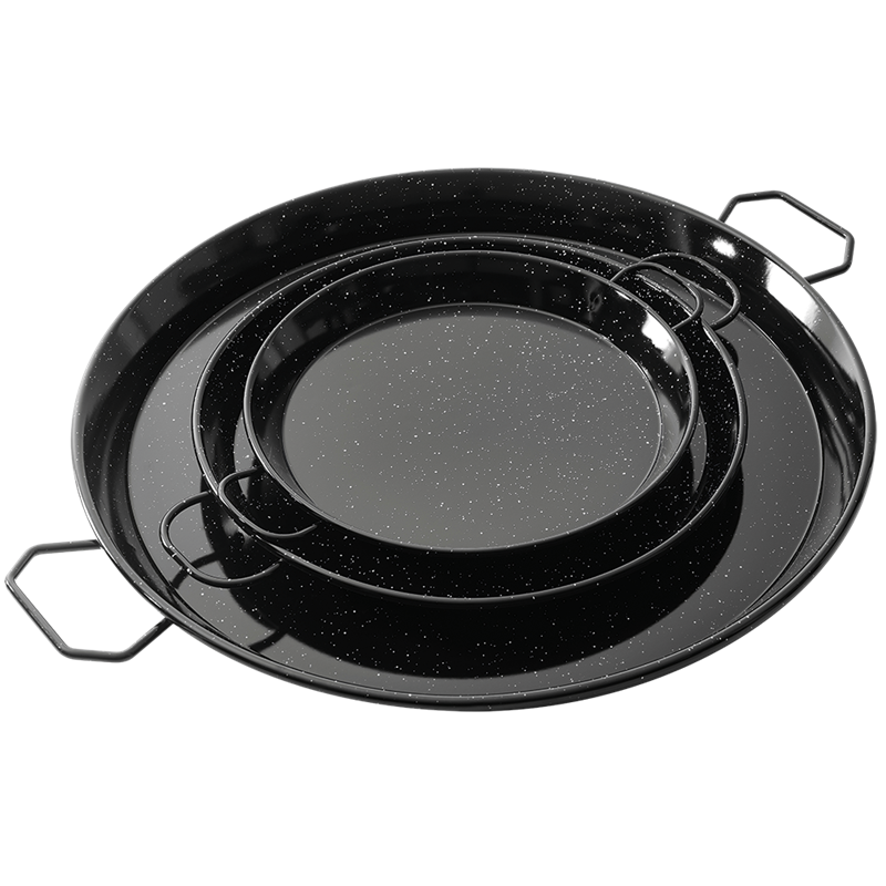 Paellera 22 raciones ø660 mm. en acero esmaltado