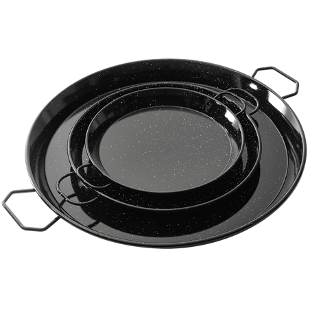 Paellera 22 raciones ø660 mm. en acero esmaltado