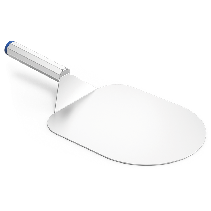 Pala lisa para pizza mango corto acero inoxidable