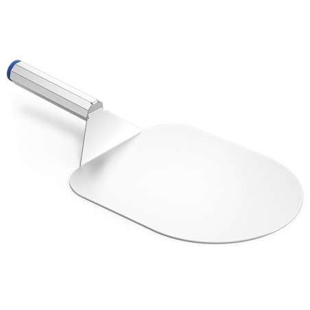 Pala lisa para pizza mango corto acero inoxidable