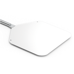 Pala lisa para pizza mango largo acero inoxidable