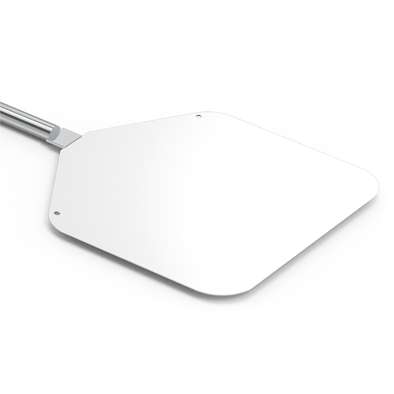 Pala lisa para pizza mango largo acero inoxidable