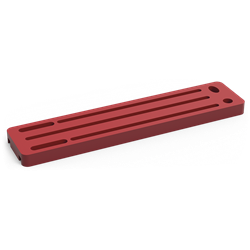 Portacuchillos de polietileno rojo