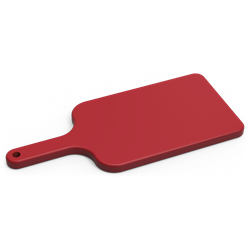 Tabla / fibra roja para cortar con mango