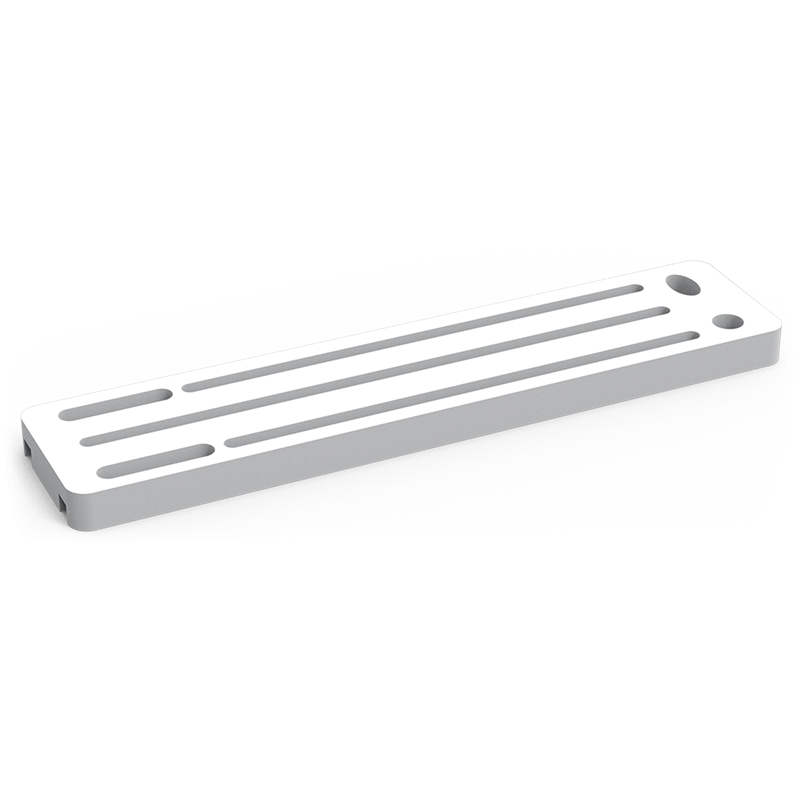 Portacuchillos de polietileno blanco