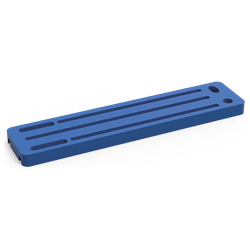 Portacuchillos en fibra azul