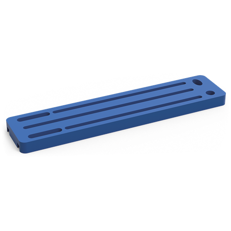 Portacuchillos en fibra azul