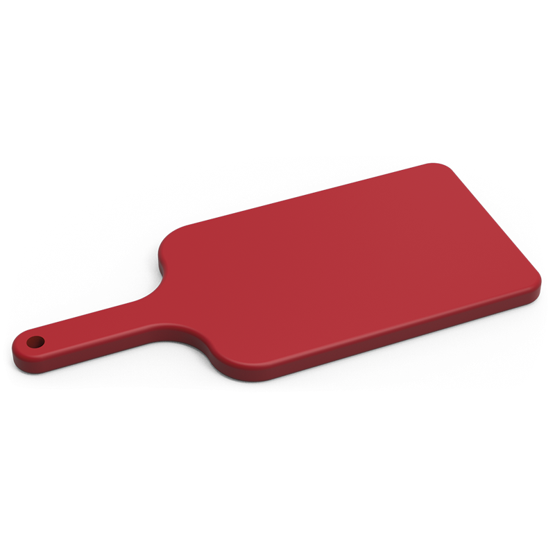 Tabla / fibra blanca para cortar con mango