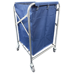 Carro para ropa / lavandería plegable 600x600x1200 mm.
