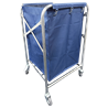 Carro para ropa / lavandería plegable 600x600x1200 mm.