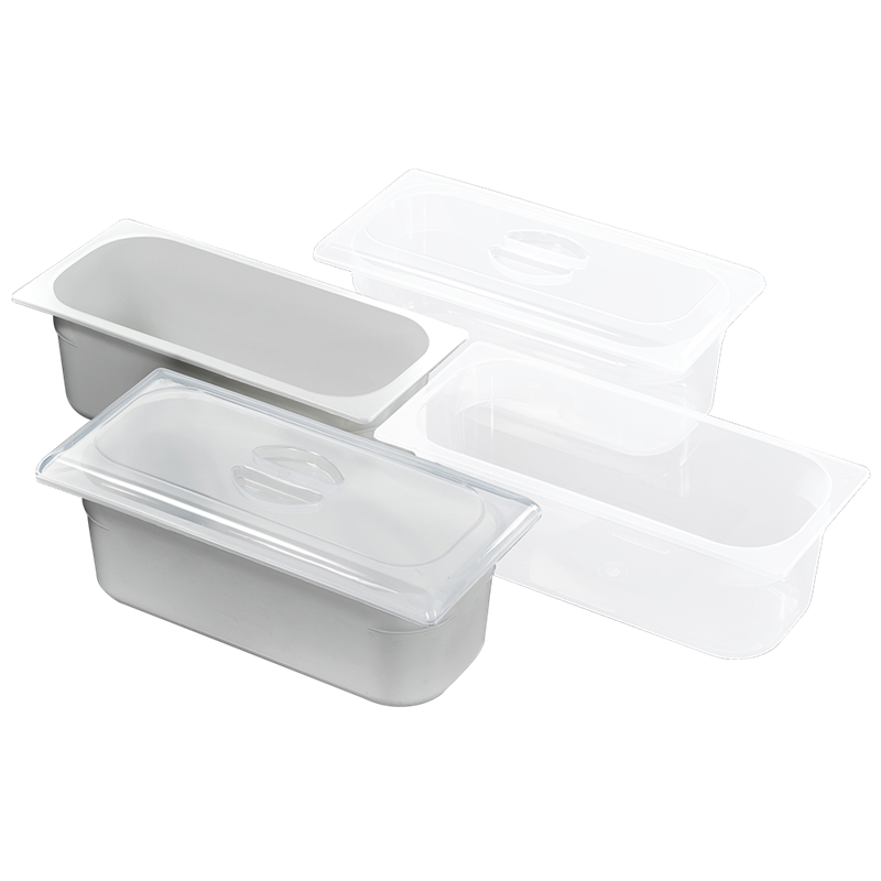 Cubeta para heladería policarbonato 360x165x120 mm.