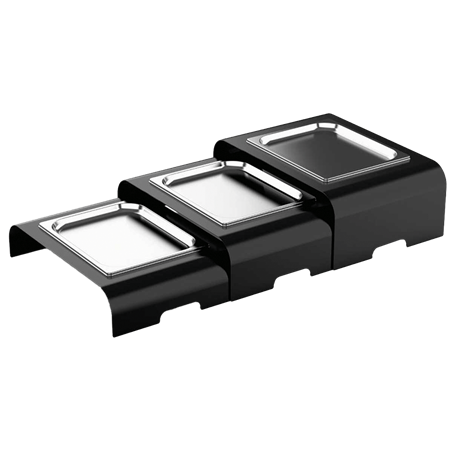 Expositor bandeja para buffet altura 150 mm.