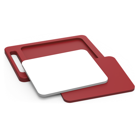 Tabla de corte para alérgenos fibras roja y blanca