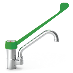 Grifo monomando codo sobremesa dos aguas Serie Ecológica