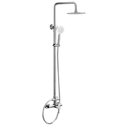 Grifo inoxidable monomando para ducha modelo Eco Redondo