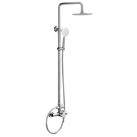 Grifo inoxidable monomando para ducha modelo Eco Redondo