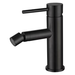 Grifo negro inoxidable monomando para bidé serie Vega