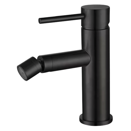 Grifo negro inoxidable monomando para bidé serie Vega