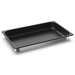 Bandeja inoxidable antiadherente 1/1-20 Dimensiones: 530x325x20 mm.