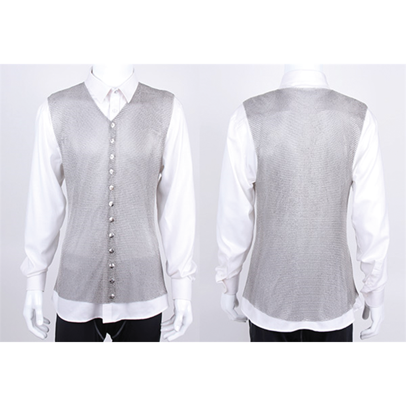 Chaleco de protección en malla de acero inoxidable talla M