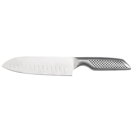 Santoku alveolado mango acero inoxidable antideslizante 170 mm.