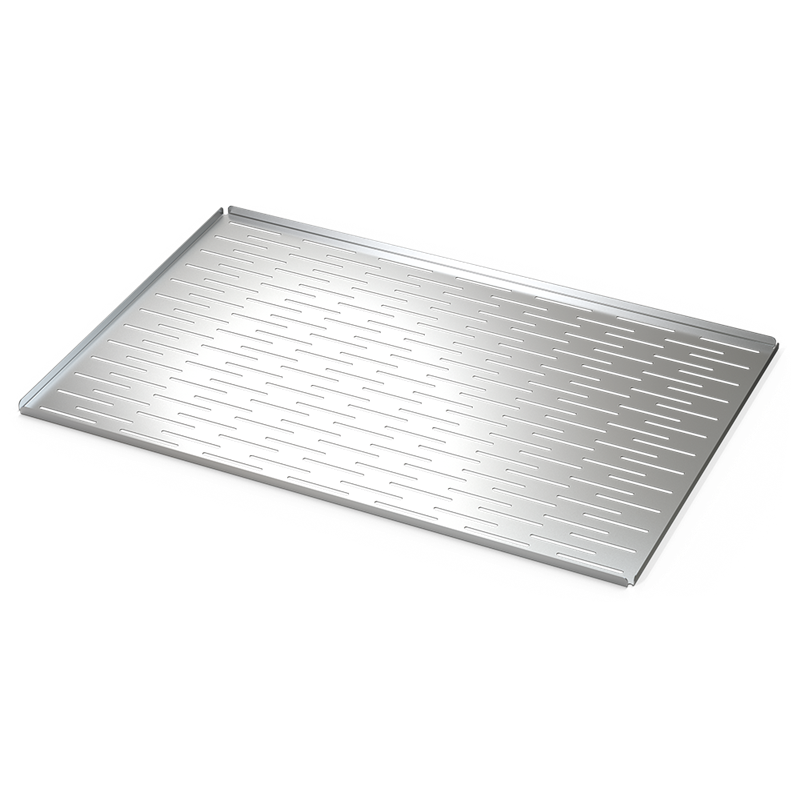 Bandeja pastelera perforada 600x400x10 mm.