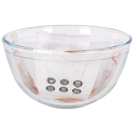 Bowl para mezclar de cristal 2,5 lts.