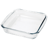Bandeja para horno cuadrada de cristal 1,1 lts.