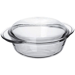 Cacerola ovalada de cristal 2,3 lts.