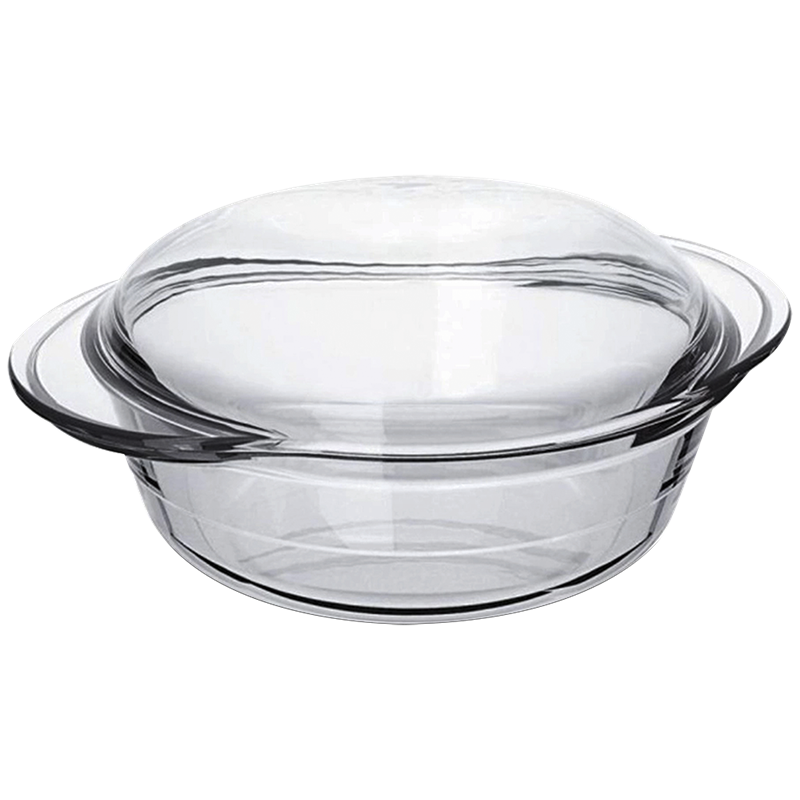 Cacerola ovalada de cristal 2,3 lts.