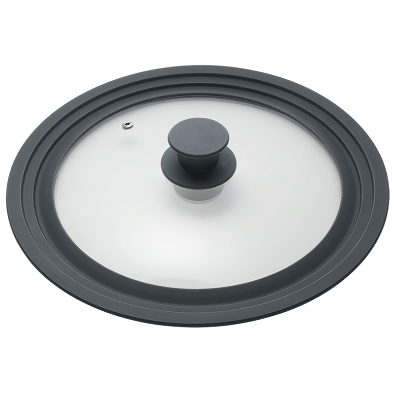 Tapa universal de cristal/silicona ø280 mm.