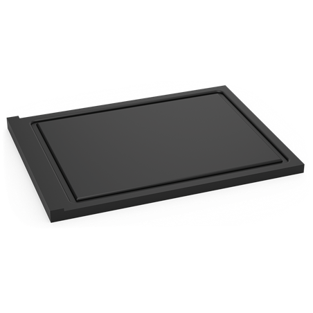 Superficie de trabajo reversible en fibra negra