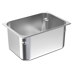 Cubeta apilable para heladería 360x250x150 mm. Capacidad: 10,8 lts.